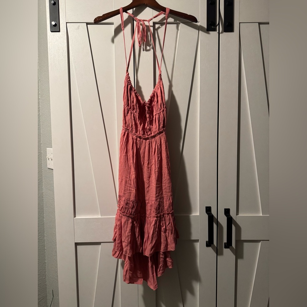 Teeraphique Flowy Patchwork Backless Tiered Hilow… - image 1